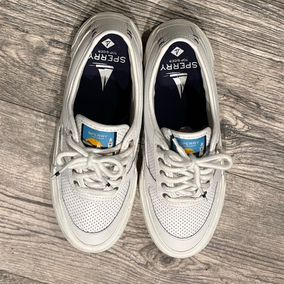 Sperry Top Slider Soletide Sneaker in White - Size 7 - Picture 8 of 16